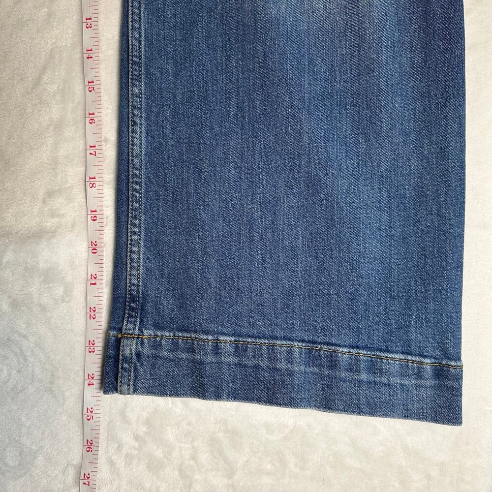 PILCRO Wide Leg Cropped Jeans, Size 29 (8) - Picture 14 of 14